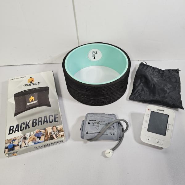 Assortment of At-Home Lumbar Rehabilitation and Vital Health Monitoring Products (see pictures)