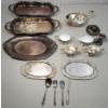 Image 1 : Lot Of Assorted Silverplated Kitchenware - Weight: 6.4 LBS