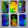 Image 1 : Six Assorted Collectible Holographic Disney Zombie Princess Stickers ~ Measures About 1.5" X 3" Each