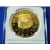 Image 2 : 2024 Donald Trump U.S. President "The Revenge Tour" Gold-Tone Challenge Coin 