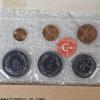 Image 4 : Vintage 1972 Republic Of Turkey Istanbul State Mint 6 Piece Uncirculated Coin Set