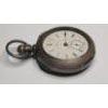 Image 4 : Antique Sterling Silver Illinois Watch Co. 17 Jewels Open Face Size 18s Pocket Watch - TW: 194.1g