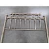 Image 4 : Like New! Gorgeous Queen Size Antique Finished Metal 61'' Wide & 54'' Tall Headboard And 61'' Wide &
