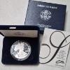 Image 1 : 2008 W (West Point Mint) United States Silver .999 1 Oz Eagle Proof w case