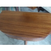Image 5 : Vintage Round 3 Leg Pedestal WoodenTable w / Fold Over Top As Shown -  A Very Fine Example