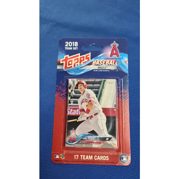 2018 Factory Sealed Topps Los Angeles  Angels Team Set Major League Baseball Cards