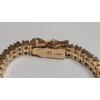 Image 8 : 14K Gold 7.5" Tennis Bracelet With Diamonds - Weight: 14.5g