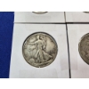 Image 4 : 4 Walking Liberty Silver Half Dollars Years: 1943, 1942-S, 1941, 1943 FV: $2.00