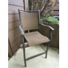 Image 8 : Gorgeous Outdoor Patio Rectangular Tile Topped Table & 8 Chairs - 58 x 36  - All metal frame