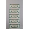 Image 2 : (5) SEQUENTIAL United States Series 2009 $20 Federal Reserve Bank Notes - Face Value: $100.00
