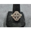 Image 6 : BEAUTIFUL 14K WHITE GOLD DIAMOND RING ~ Weighs 5.3 Grams ~ Marked 585 ~ Size 10 ~ STUNNING STONES!