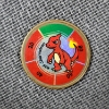 Image 1 : RARE Vintage Pokemon #05 Charmeleon Nintendo Hasbro Coin ~ HARD TO FIND LICENSED COIN!