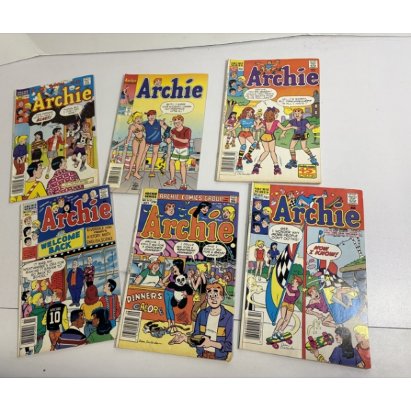 Archie Comics - 6 Total - 1987 - (3) 1988 - 1995 & one Unknown Year 