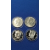 Image 1 : (4) 1965, 1967, 1968-S, 1969-S Silver Clad Kennedy Half Dollars - Face Value: $2.00