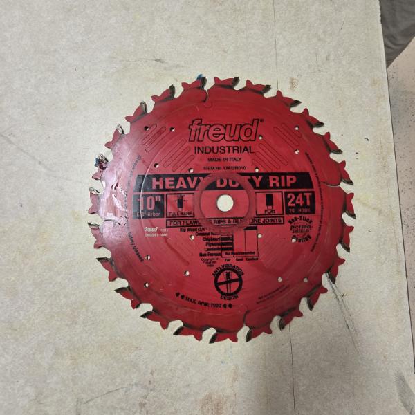 10" Heavy Duty Rip - 24 Teeth - Saw Blade