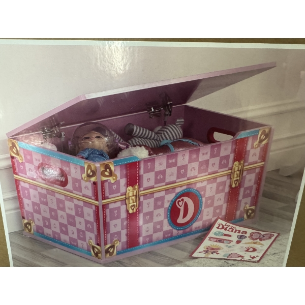 Princess Play Trunk 25" L X 14" W X 12" H - New In Box - Never Opened - Mint Condition