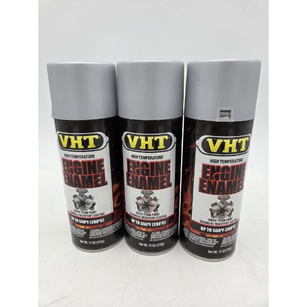Three 11oz Cans Of VHT High Temp Spray Paint In Cast Aluminum