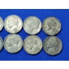 Image 3 : x10 Assorted Years Jefferson Wartime Nickels FV: $0.50