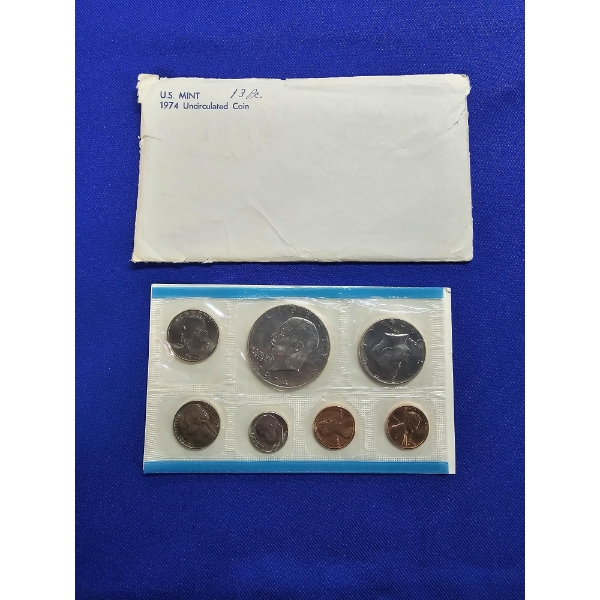 1974 United States Mint Uncirculated Coin Set