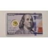Image 4 : 2026 Liberia $12 1/1000 Troy Oz .9999 Gold Coin In Benjamin Franklin American Flag COA Card