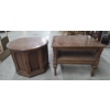 Image 1 : Two Solid Wood MCM Retro Side Tables 