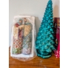 Image 1 : Large Glass Tree, Golf Santa, Mary And Joseph Homestead Crock Figurines