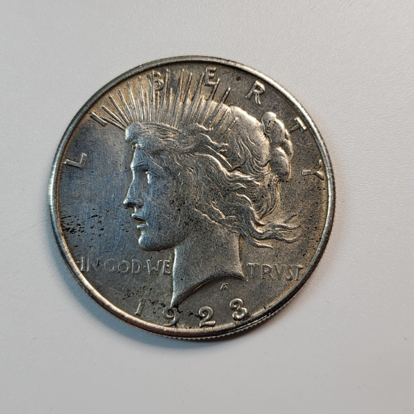 1923-S Silver Peace Dollar - 90% Silver United States Coin