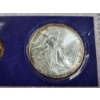 Image 4 : U.S. Millennium Coinage and Currency Set Including Uncirculated Silver Dollar, $1 Bill, & Sacagawea 
