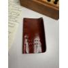 Image 7 : Old Steel alphabet stamp set in its original wooden box with letters & handwritten note for stamping