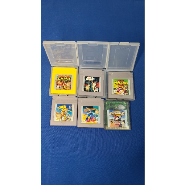 (6) Assorted Nintendo Game Boy Games 