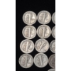 Image 6 : Assorted Years/Mint Marks 90% Silver Mercury Head Dimes - Face Value: $2.20