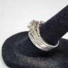 Image 4 : 14K White Gold Diamond Ring - Kay Jeweler's Warranty and Authenticity Card - Size 7 - TW: 9.0g