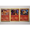 Image 1 : Three Assorted Vintage Holo Rare Pokemon Trading Cards 