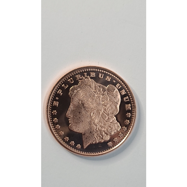 Morgan Dollar One AVDP oz .999 Fine Copper Round