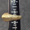 Image 3 : 14k Gold Ladies Cocktail Ring or Men's Pinky Ring with Diamond Approximately 1 Carat - 20.2g TW