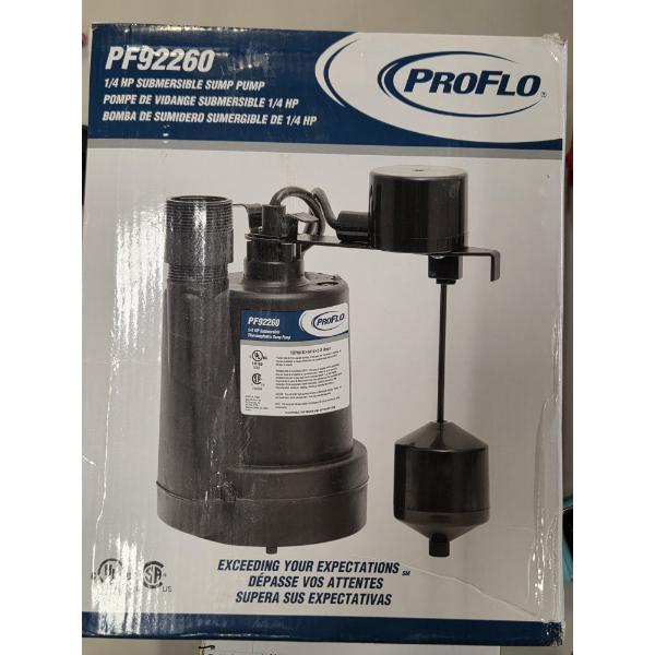 Brand New! Pro Flo Submersible Sump Pump 
