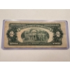 Image 2 : 1953 United States Silver Certificate Red Seal STAR NOTE In Protective Holder 