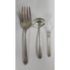 Image 1 : (3) Sterling Silver Queen's Lace Pattern Serving Pieces By International Silver - Weight: 101.2g