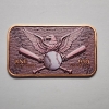 Image 1 : America's 250th Anniversary Baseball Flyover Colorized 1 AVDP oz .999 Fine Copper Bar