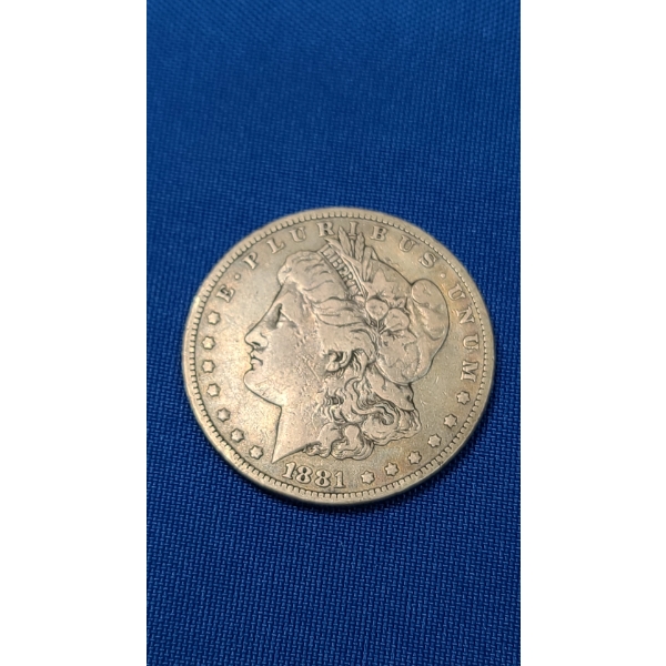 1881-O Morgan Silver Dollar - 90% Silver - Encapsulated