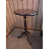 Image 2 : Louisville Home Pickup - Solid Wood Vintage Hallway Plant Stand - Nice cond.  23 x 15 x 28 Tall
