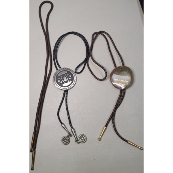 (3) Bolo Ties 