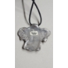 Image 5 : Don Drumm 2.5" Pewter Boxer Dog Pendant On Simple Black Cord 