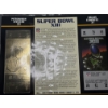Image 1 : Authentic 1979 Super Bowl XIII NFL Football Ticket & 24K Gold Plated Ticket - Mint Condition