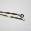 Image 4 : Sterling Silver 7.5" Bracelet, Sea Horse Earring & Scrap Sterling Necklace - Weight: 12.0g