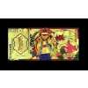 Image 1 : Pure 24k .999 Gold Foil POKEMON "DRACOVISH" Note - Mint - NEW SERIES - Processed in Pure GOLD