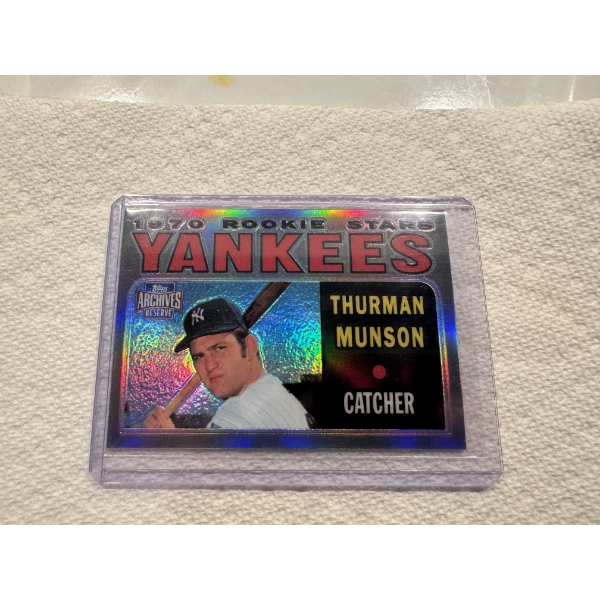 Thurman Munson - 2001 Topps Archives Reserve #58 Refractor - Yankees