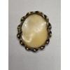 Image 4 : Two Vintage Hand-Carved Shell Cameo Brooches