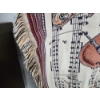 Image 6 : Goodwin Weavers Music Lovers Tapestry Throw Blanket 48in x 64in 
