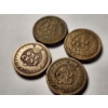 Image 6 : Four Assorted Earlier Indian Head Pennies With Various Dates & Conditions!